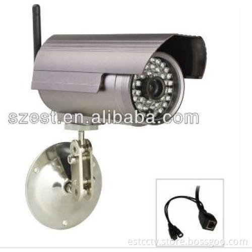 Outdoor Security Webcam, 1 MP Onvif Wifi P2P IP Camera
